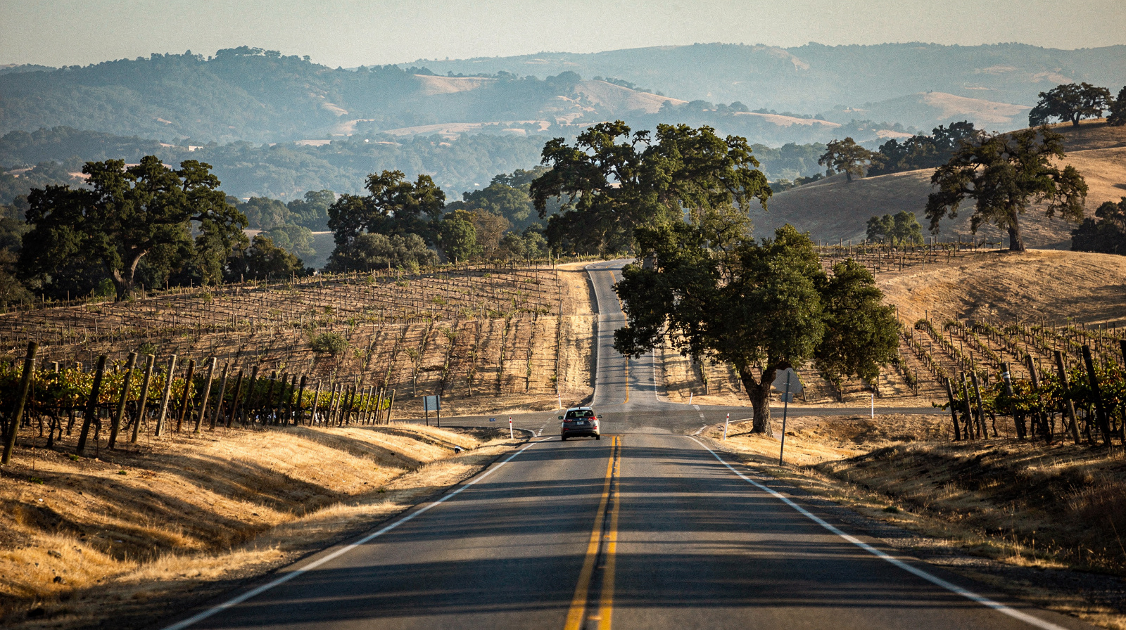 Driving to Napa Valley from San Francisco